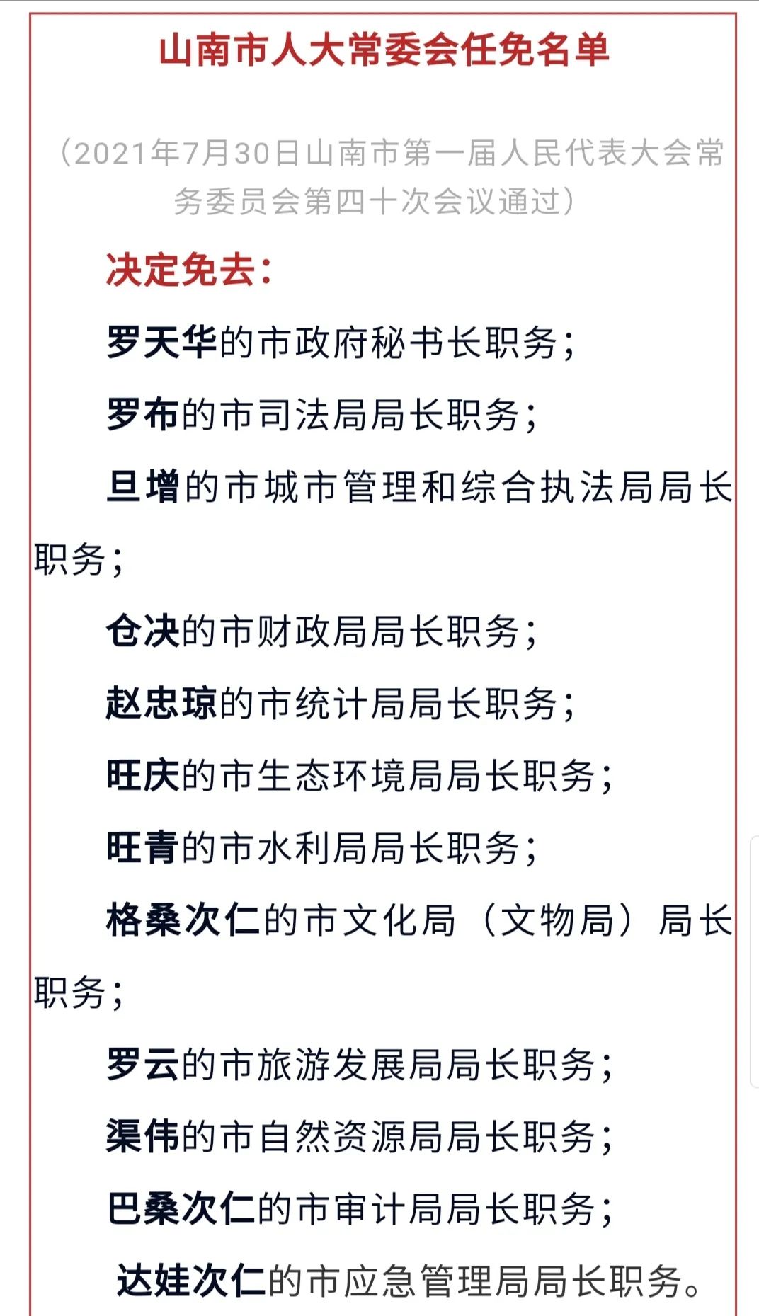 山南地区市政管理局人事任命推动城市管理转型与发展